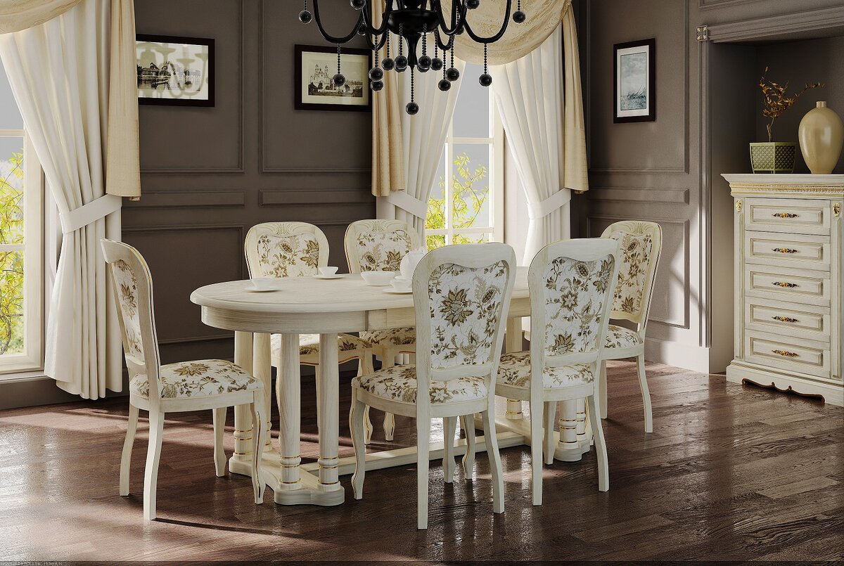 Стол "Атлант" и стулья "Идальго"