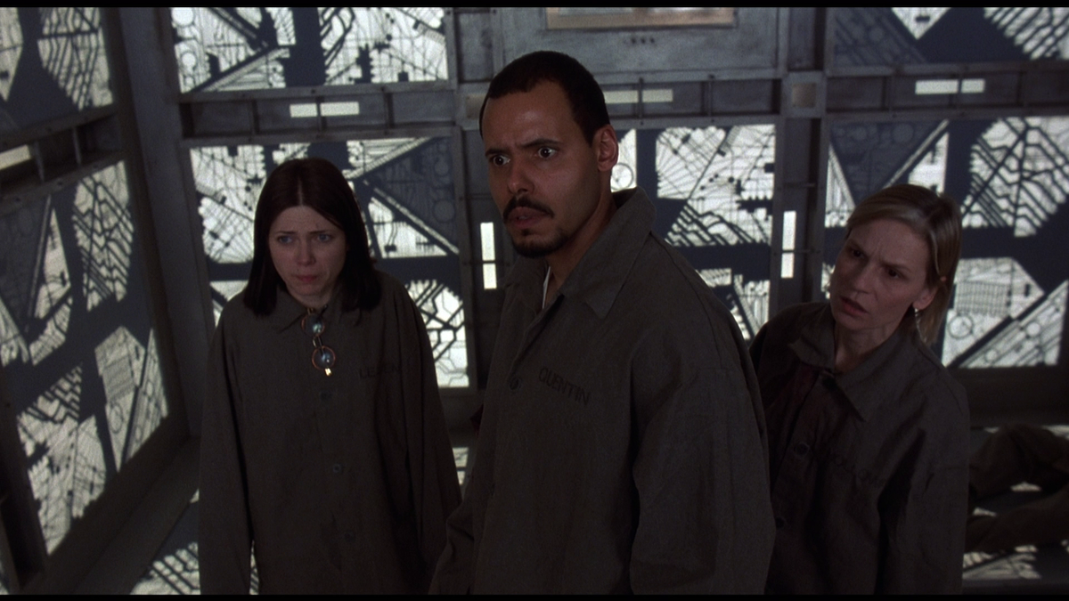 Кадр с фильма "Куб" 1997