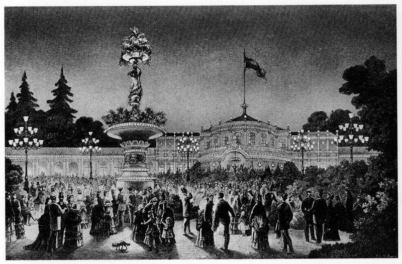 Старый вокзал в Павловске. Разрушен в годы Великой Отечественной войны.