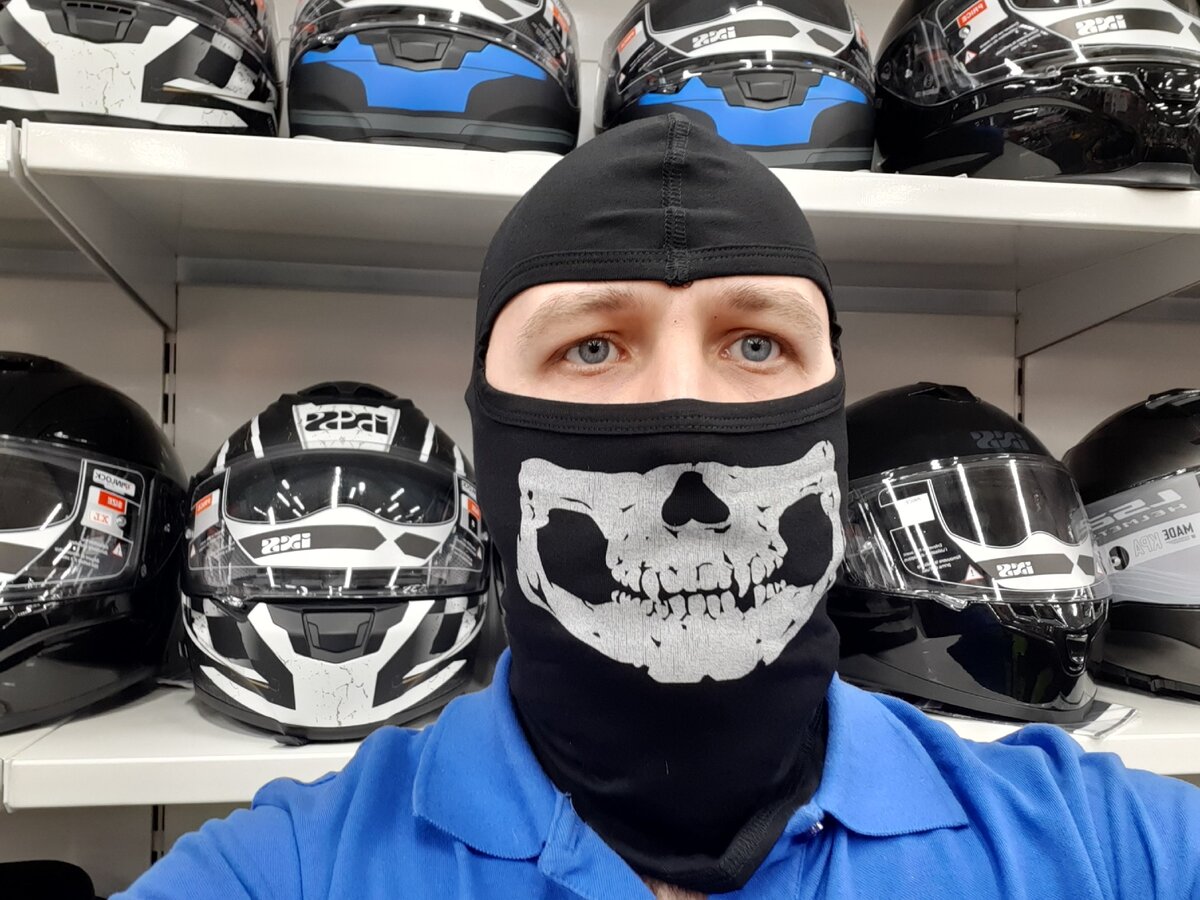 Подшлемник из хлопка