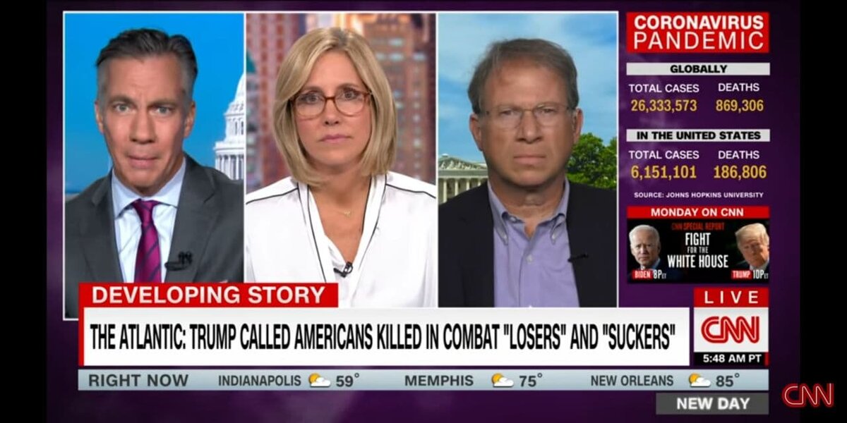 А если вы приглядитесь внимательнее, то увидите что слово "Death" (смерти) они пишут над Трампом 