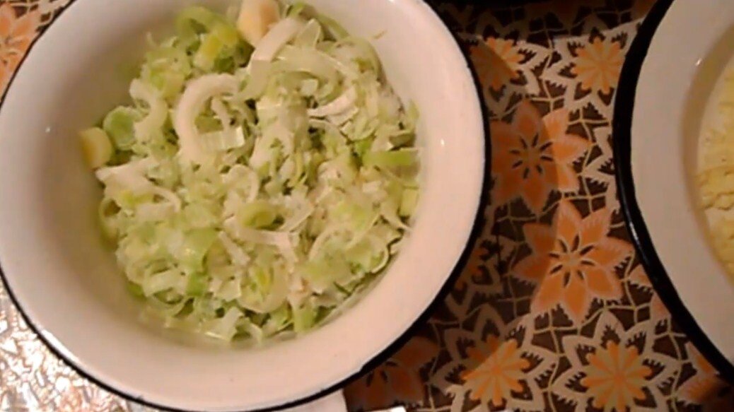   лук порей из заморозки