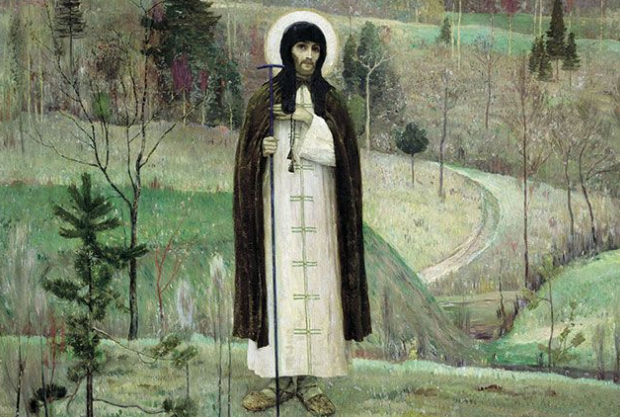 Михаил Нестеров. Преподобный Сергий Радонежский. 1899 год. Скриншот автора