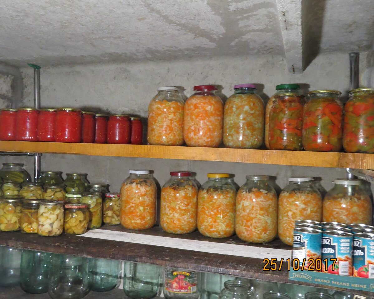 Образцово-показательный погреб.Фото автора.