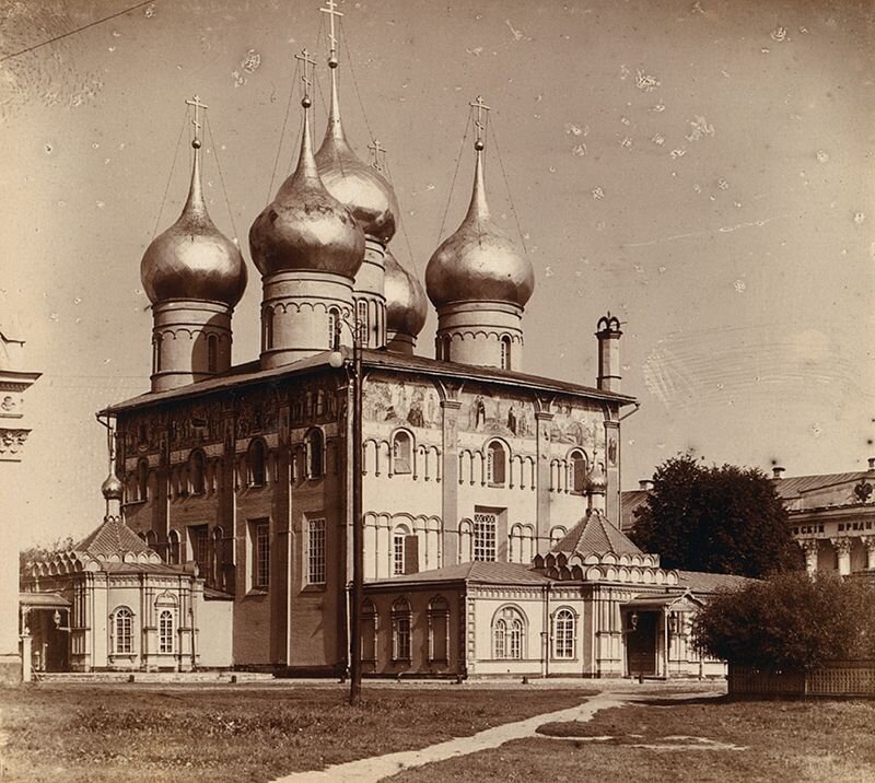 Успенский собор. 1910 г. Фотография С.М. Прокудина-Горского. 