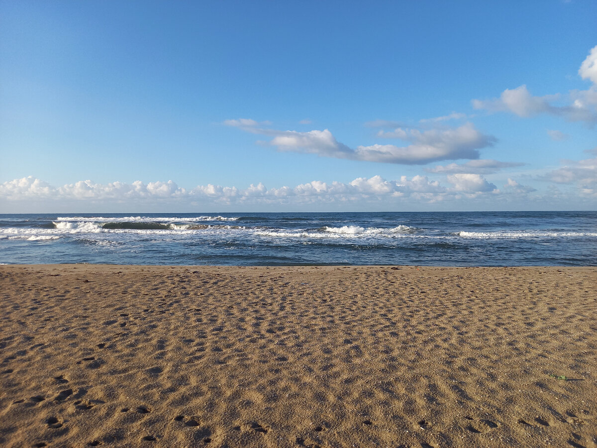 Море на косе Беляус. Фото автора