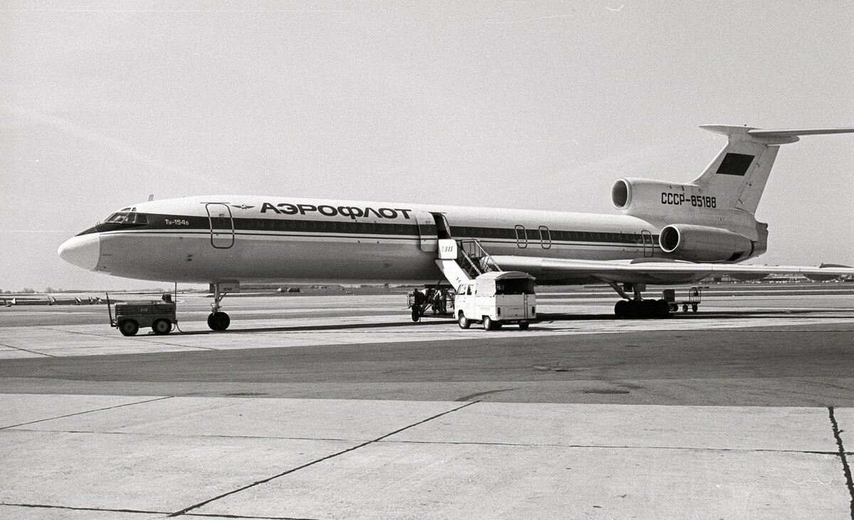 Ту-154Б СССР-85188 27 мая 1977 г. Автор Фото Лео Ларссен.