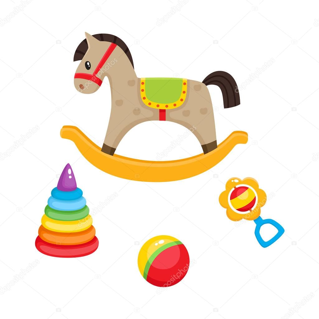 Рисунок отсюда https://st3.depositphotos.com/1832477/16299/v/950/depositphotos_162995998-stock-illustration-vector-toys-pyramid-horse-ball.jpg
