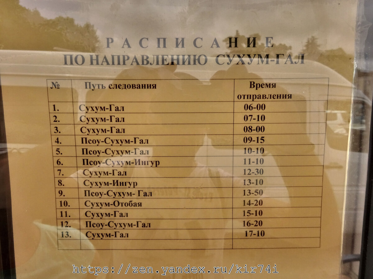 Автобусы сухуми