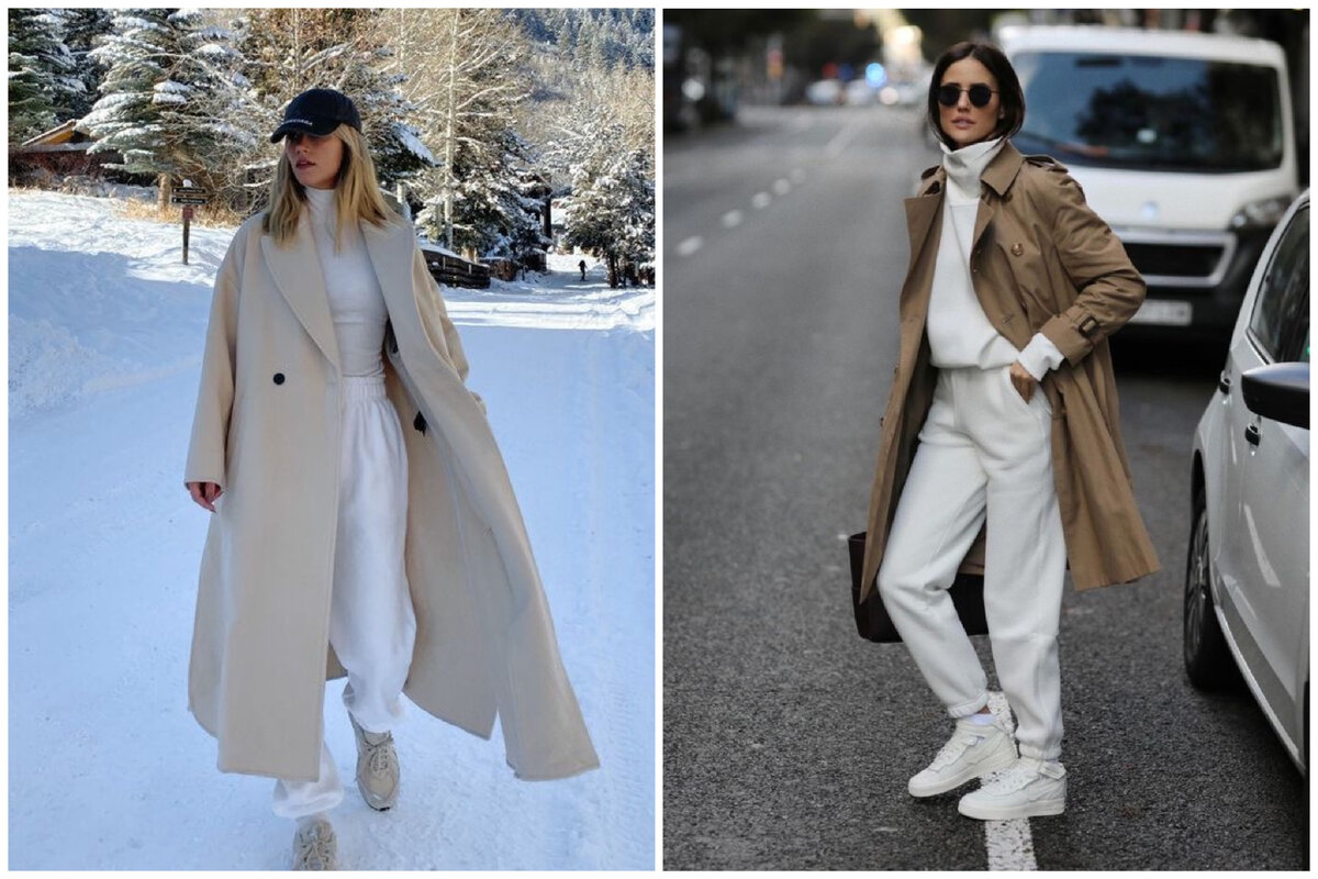 Когда мы видим моделей и стритстайл модниц, мы должны понимать, что у них свои погодные условия, у нас свои. Берем идею без ущерба себе! Адаптируем.