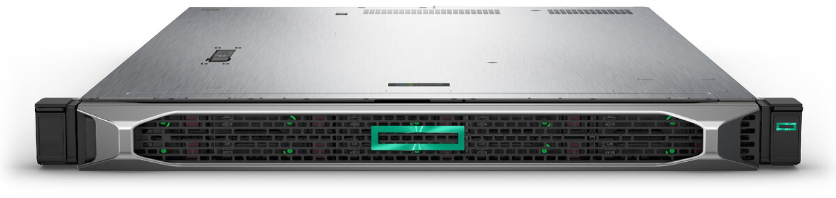 SimpliVity 325 Gen10 Plus v2 вид спереди с фальш-панелью