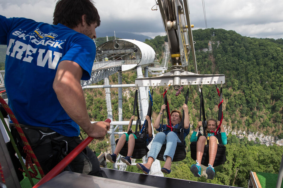 Сочи тарзанка Skypark