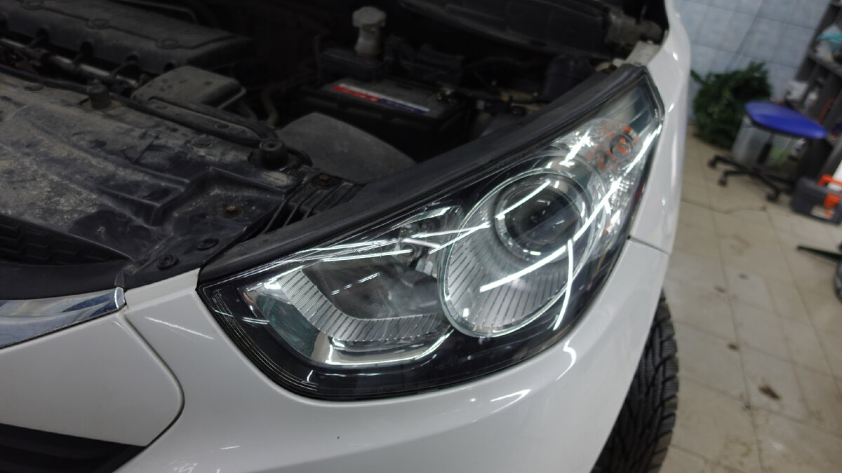Установка ПТФ Aozoom ALPF-02 с дальним светом на Hyundai ix35 | Edison ...