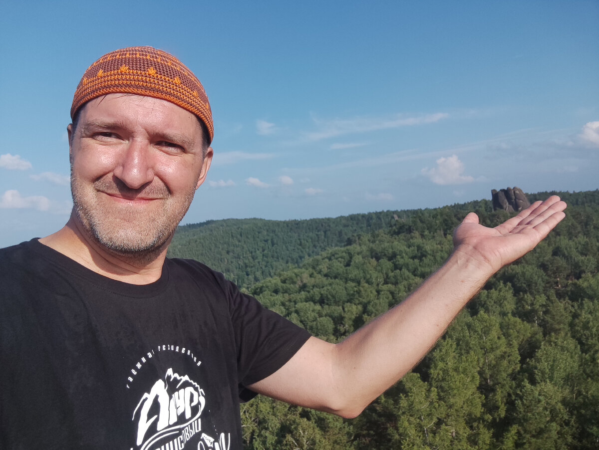 Красноярские столбы и на руке Перья )