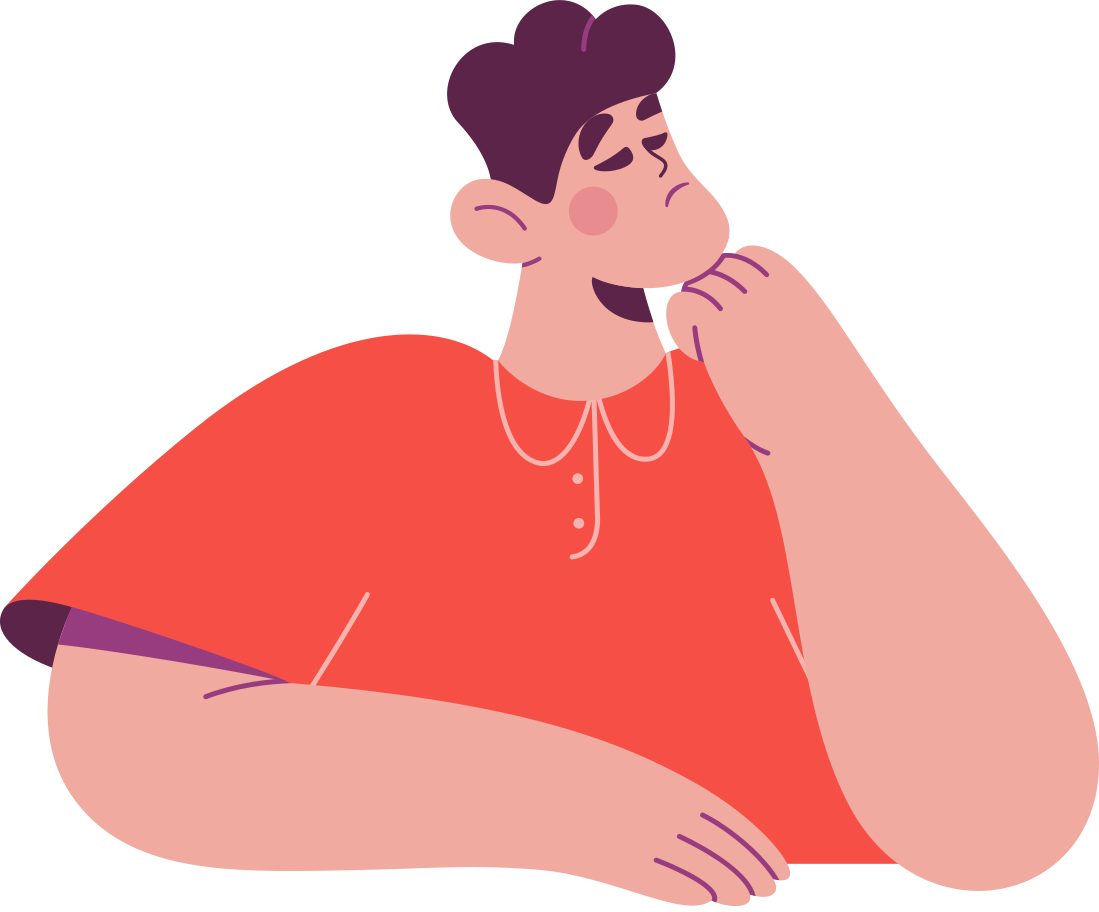 Человек думает