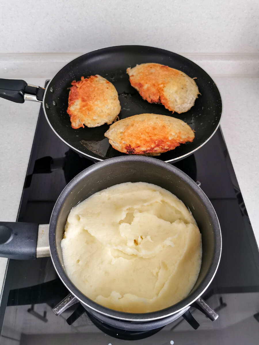 Драники и пюре