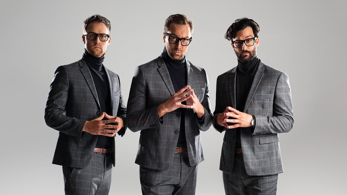 Слева направо: Алан, Роуэн, Адам