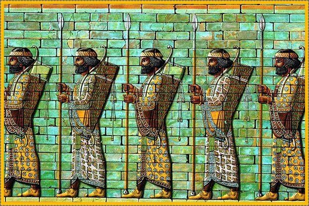 Персидские Бессмертные. Изображение используется в иллюстративных целях и взято из открытых источников