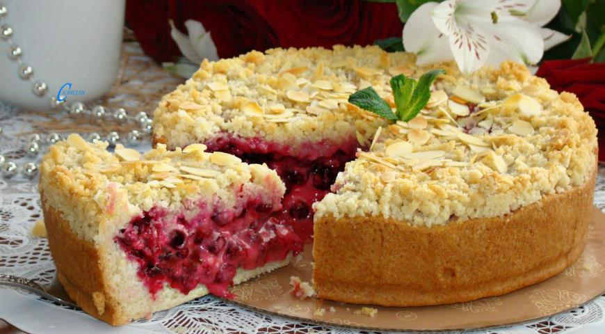 Пирог с брусникой и яблоками - пошаговый рецепт с фото на вторсырье-м.рф