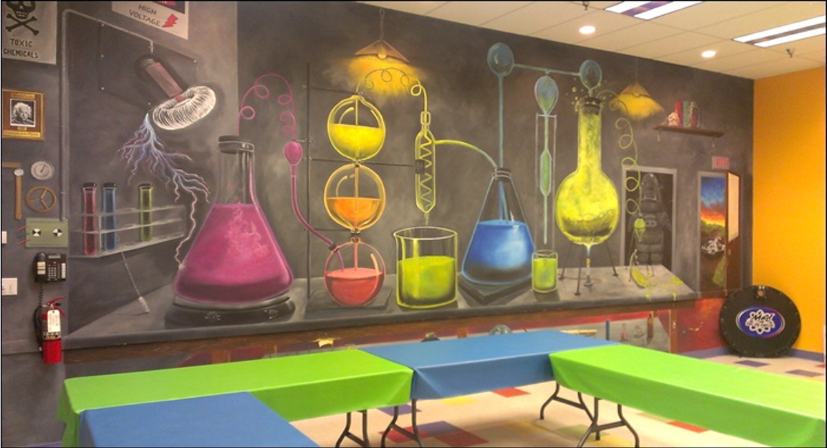 Моя лаборатория выполните задания. Украсить комнату в стиле лаборатории. Лаборатория для детей в детском саду. Помещение для экспериментов. Комната в стиле научной лаборатории.