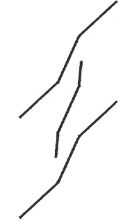 Отрезки посередине равны и параллельны. Видите?