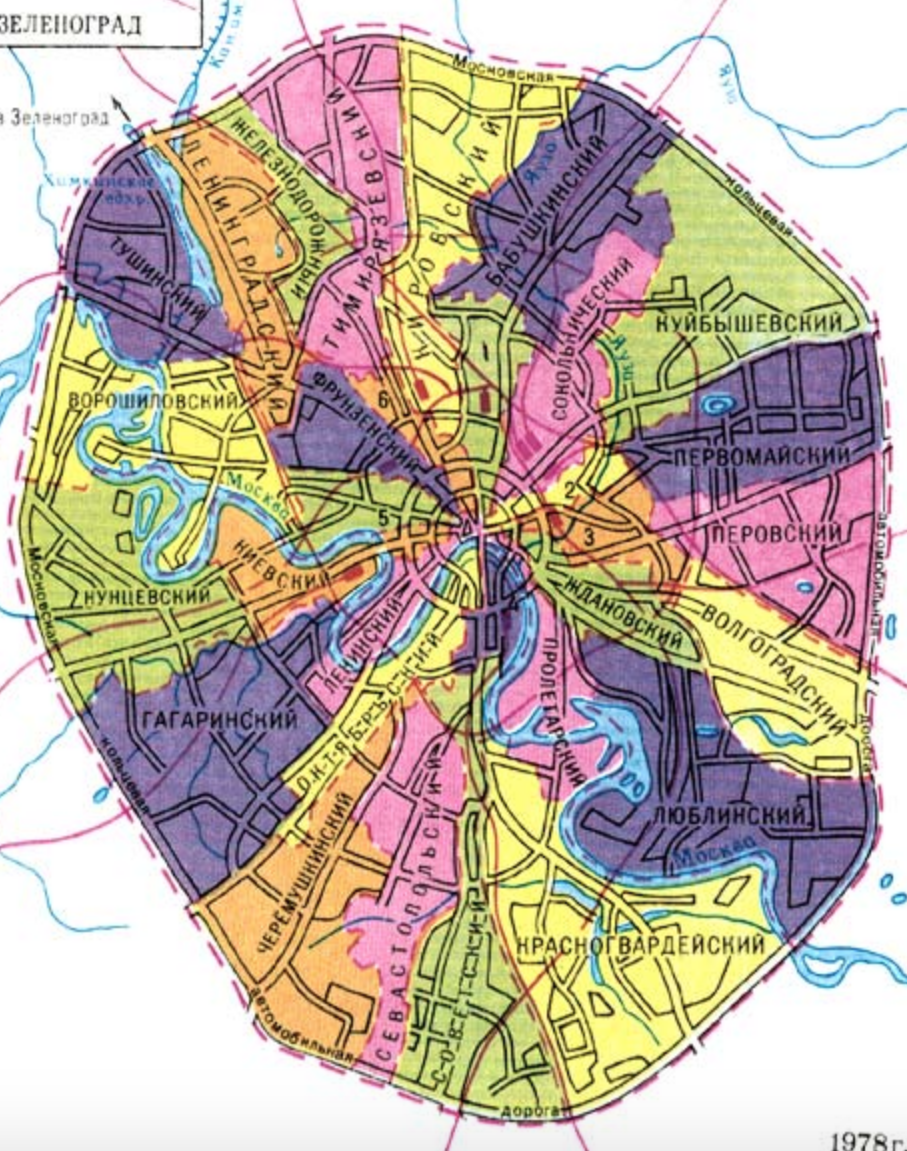 Границы г москвы. Районы Москвы на карте. Административное деление Москвы 1960. Районы Москвы на карте с границами. Границы районов Москвы.