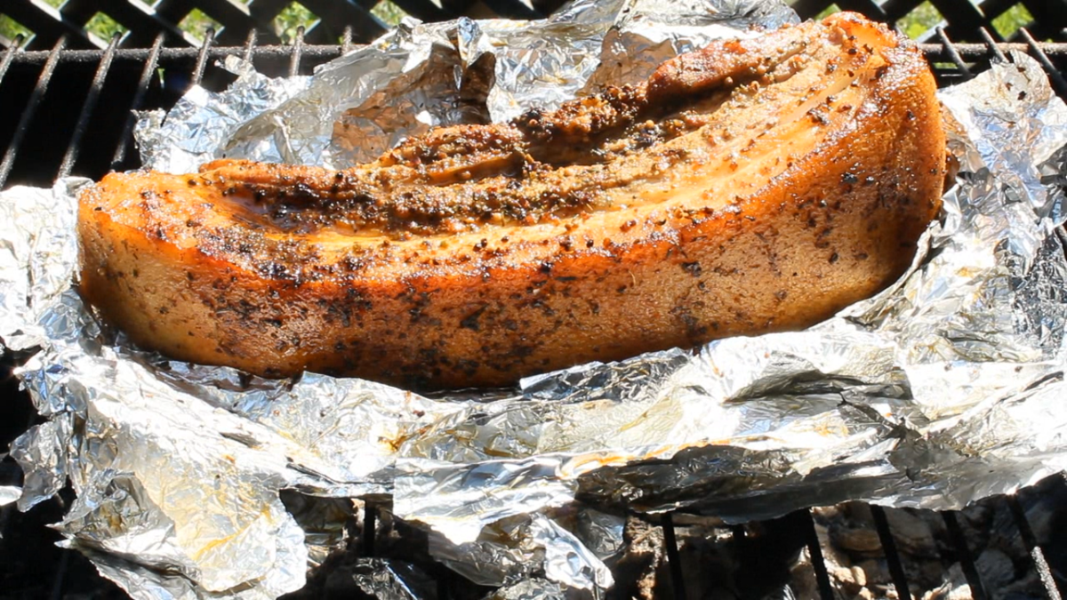 Свиная грудинка на мангале в кисло сладком соусе BBQ. Это божественно!!!  Фото рецепт, пошагово. | Димоныч | Дзен