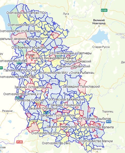 Красным запрещена охота, на остальной территории разрешена
