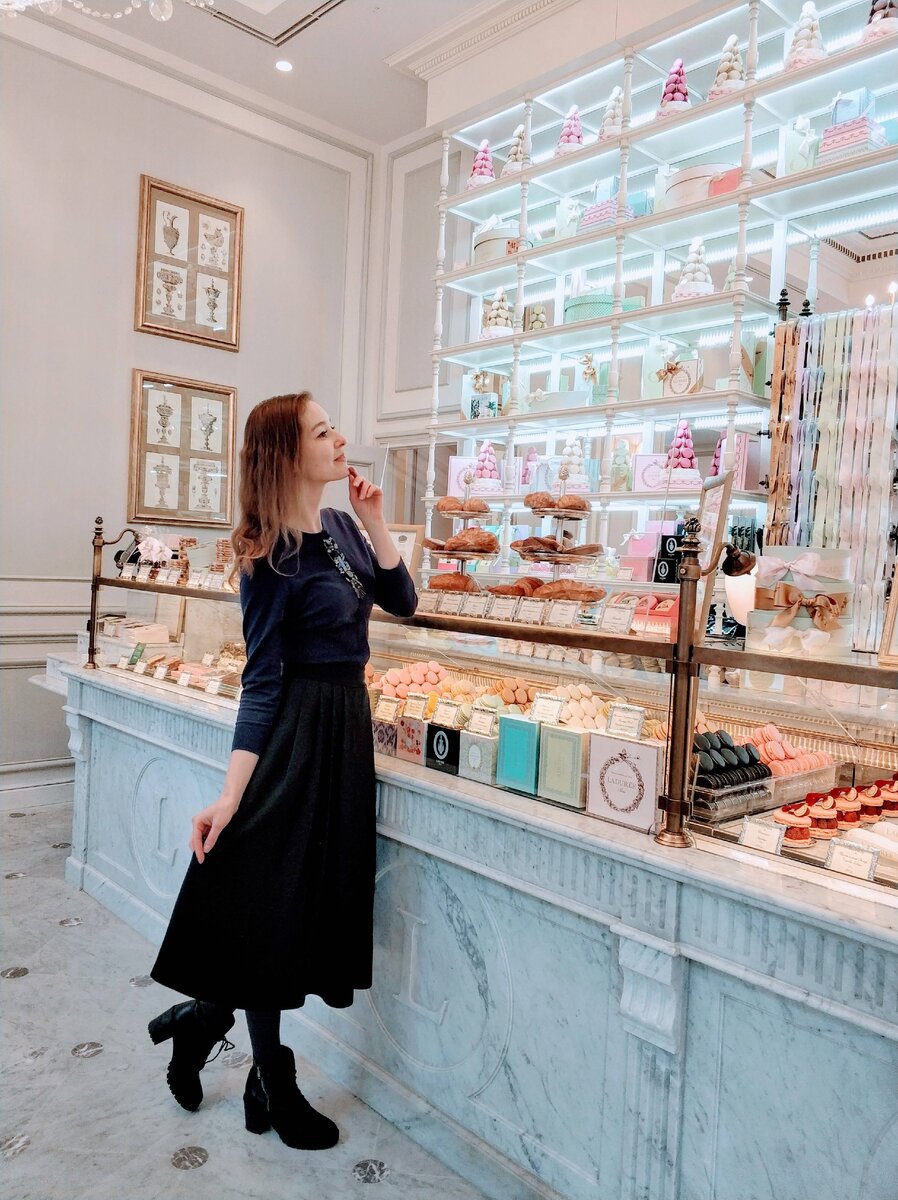 Меню Laduree сент Оноре роза