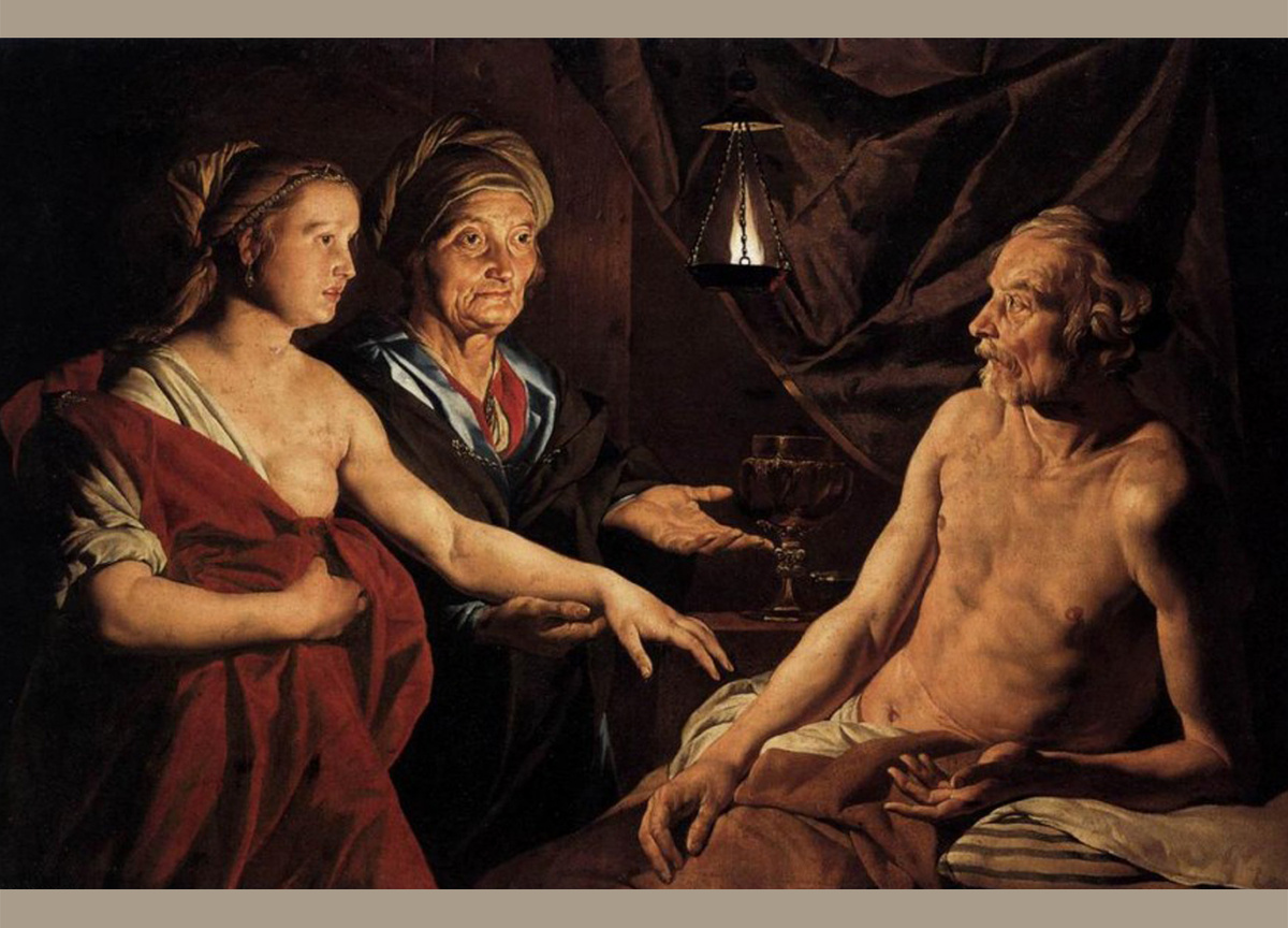 М.Стом "Сара приводит Агарь к Аврааму", из открытых источников