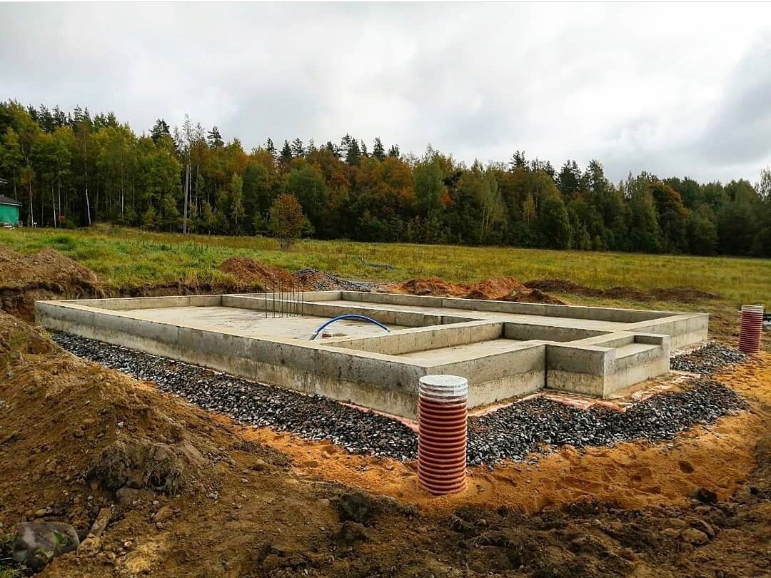 Фундамент был залит летом 2019 года