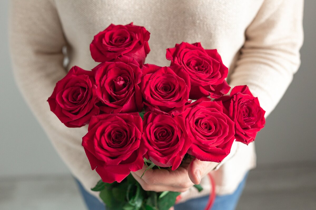 Букет цветов - знак внимания.