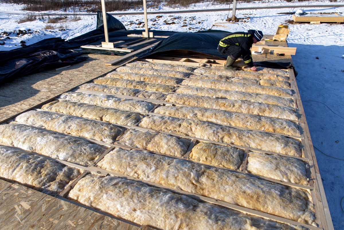 утепление цокольного перекрытия