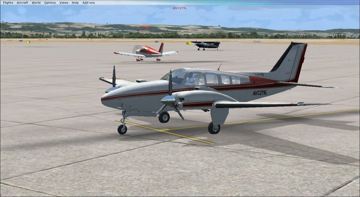 Бичкрафт Барон 58 на гейте в Астане!