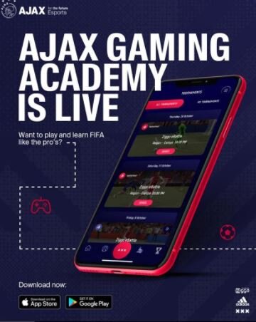 Новое приложение академии Аякса для любителей играть в FIFA