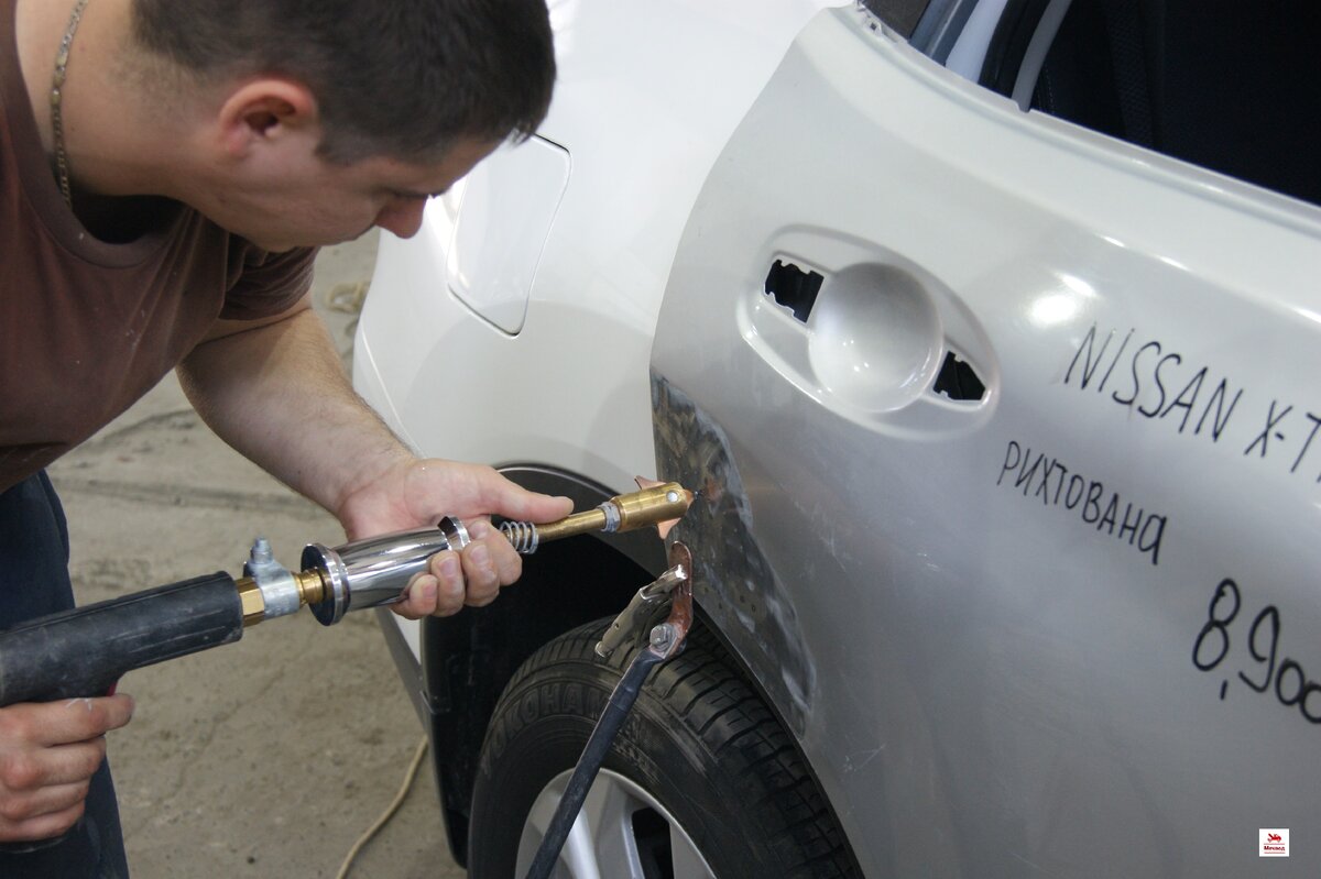 Идут рихтовочные работы