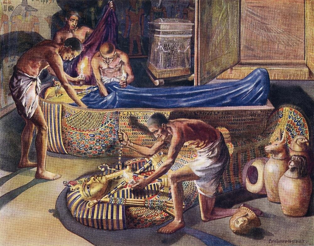 Алчность древних египтян побеждала веру и суеверный страх (Amarna published 1929) 