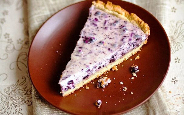 Вкусный пирог с голубикой
