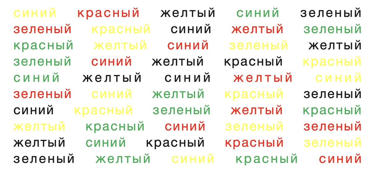 Цветные слова. Струп тест Ахмадуллин. Струп тест Шамиль Ахмадуллин. Словесно цветовой тест струпа. Струп тест для развития мозга.