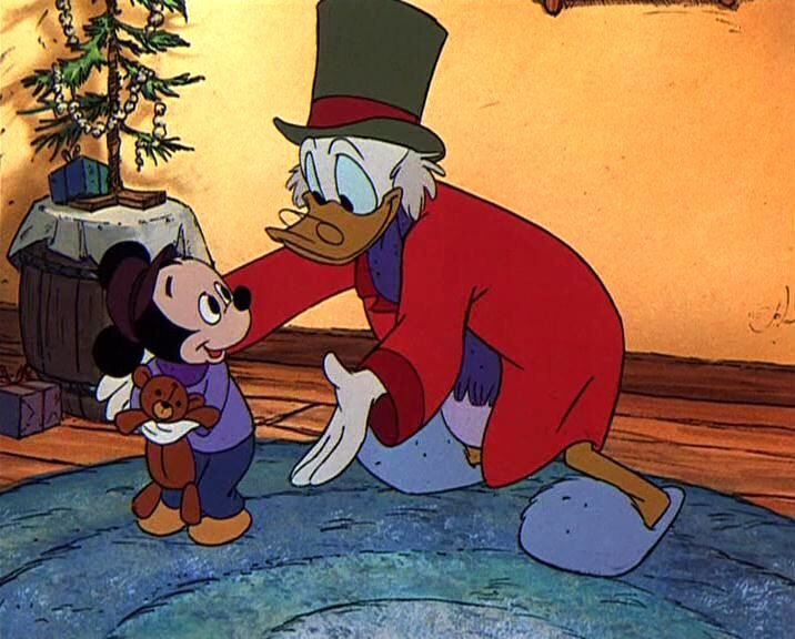 Кадр из мультфильма "Рождество Микки"