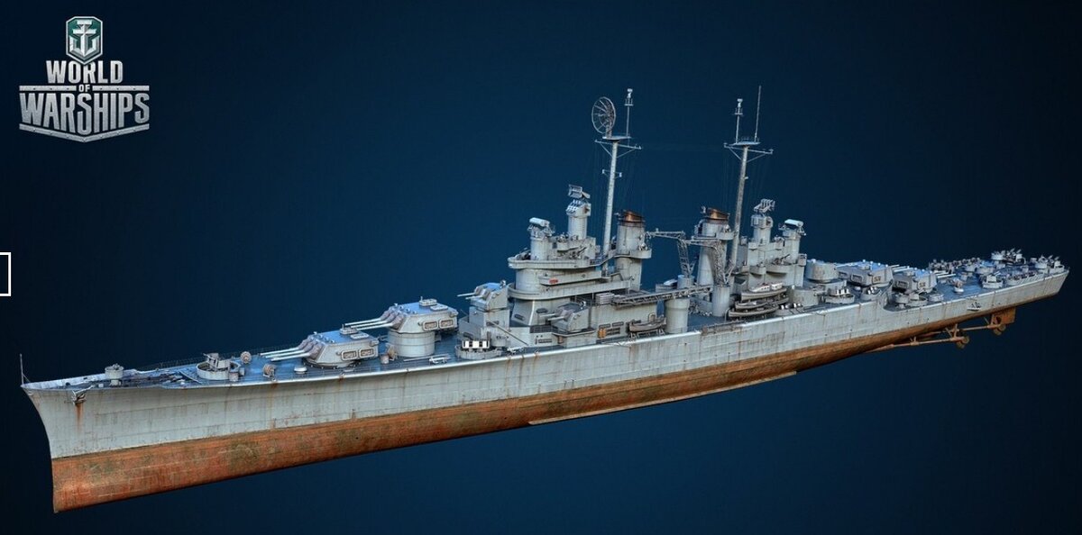 Тяжелый крейсер "Баффало" в игре World of Warships