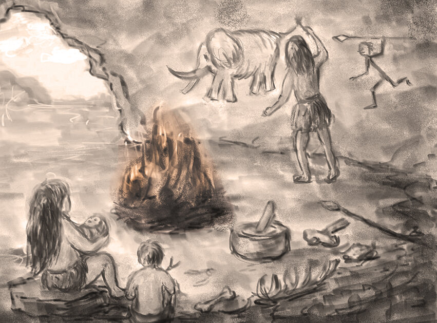 "Этот огонь ничего не сжигал — он согревал…". Рэй Брэдбери. Иллюстрация из открытых источников