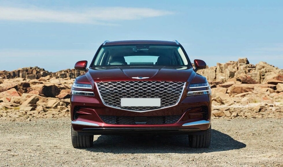 дженезис джи ви 80, фронтальная часть, фото с сайта carsdo.ru