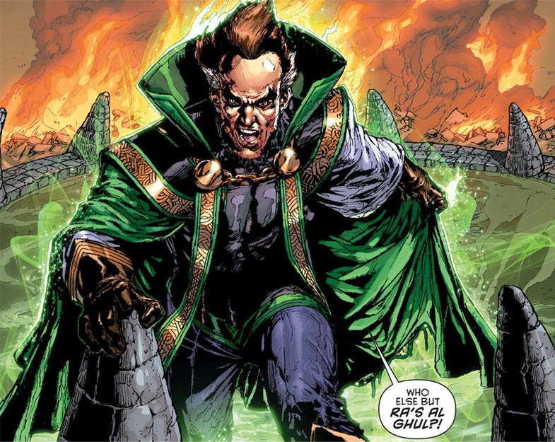 Зеленолицый злодей. DC рас Аль гул. Рас Аль гул комиксы. Ra's al Ghul. Рас Аль гул яма Лазаря.