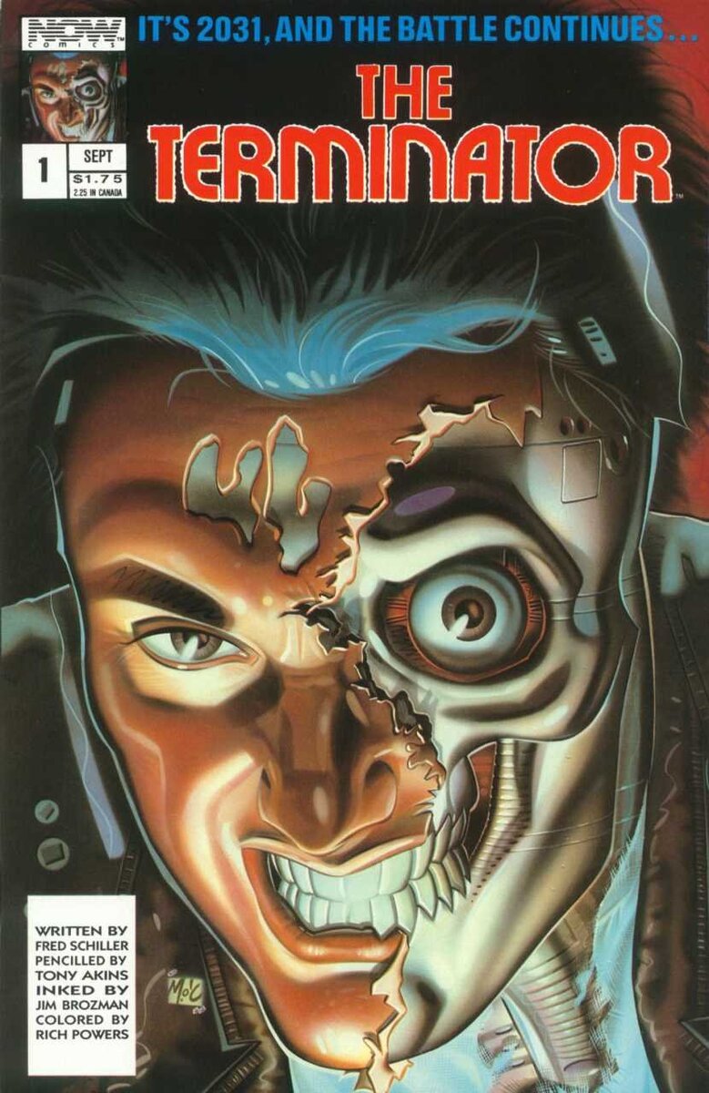 Комикс про Терминатора от NOW Comics