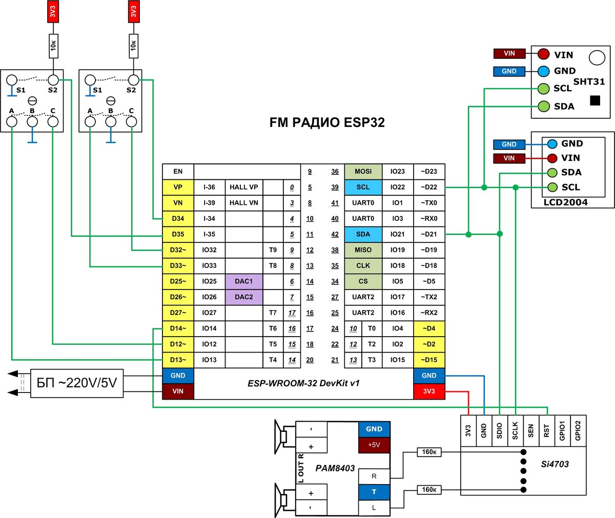 Принципиальная схема esp32 - 88 фото