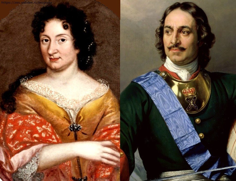 Анна Монс и Петр I (фото из источников интернета)