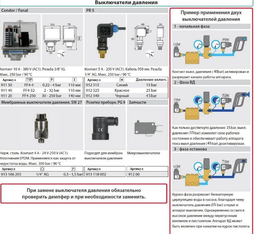 Купить Датчик давления воды для котлов Protherm, Saunier Duval 0020014190 ⏩ по н