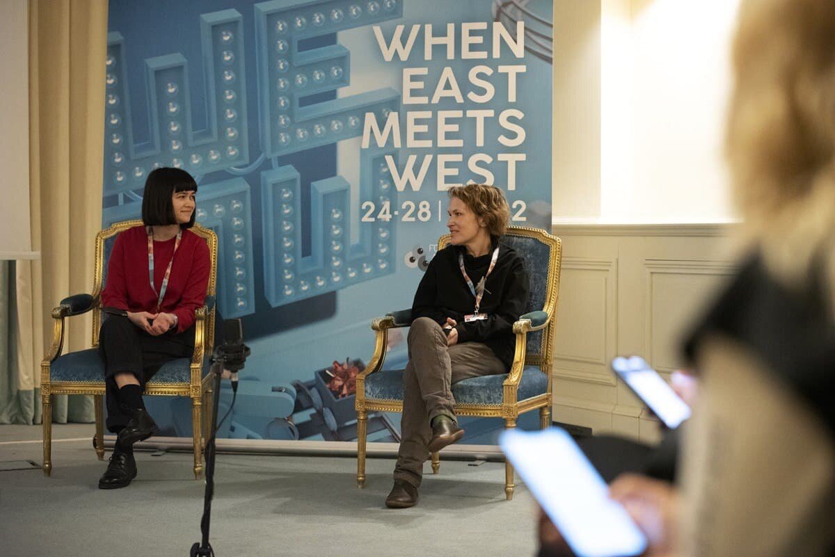 Режиссёр Настя Коркия и продюсер Наталья Дрозд