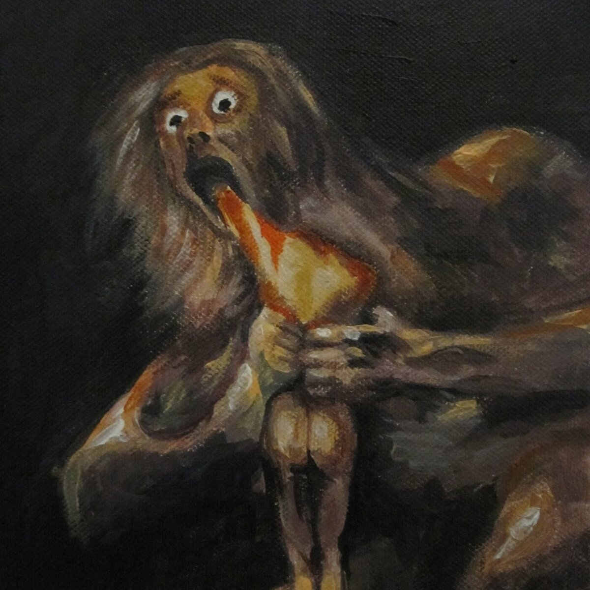 "Сатурн, пожирающий своего сына" Франсиско Гойя